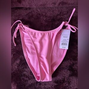 Wild Fable Pink Tie-Side Bikini Bottoms